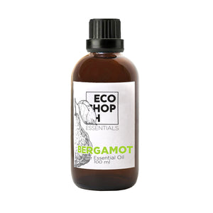Bergamot Essential Oil 100ml sold in amber glass bottle with dripper in stock in Eco Shop Ph - Zero Waste Philippines - Metro Manila