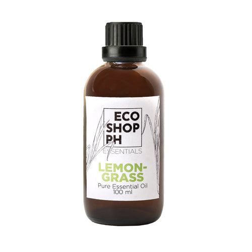 Wholesale Supplier Lemongrass Essential Oil sold in amber glass bottle, online at Eco Shop Ph. In Stock in Metro Manila, Philippines