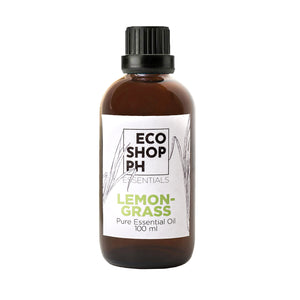 Wholesale Supplier Lemongrass Essential Oil sold in amber glass bottle, online at Eco Shop Ph. In Stock in Metro Manila, Philippines