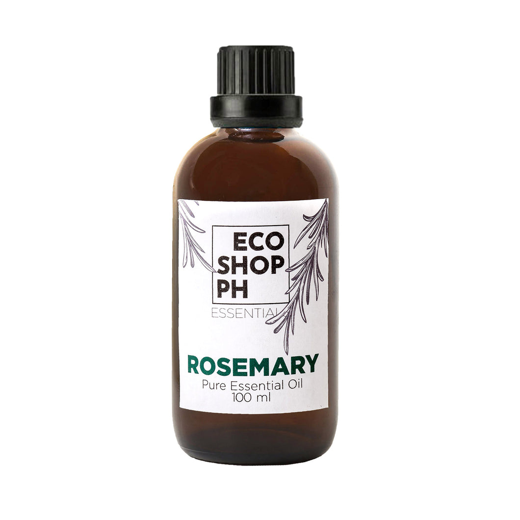 Rosemary Essential Oil sold in amber glass bottle, online at Eco Shop Ph. In Stock in Metro Manila, Philippines