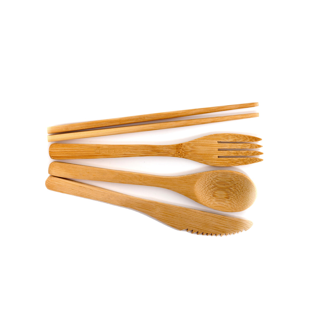 Bamboo Cutlery Set *Wholesale (10pcs+)* Cutlery only / none Eco Shop PH Zero Waste Philippines Metro Manila