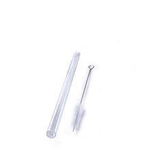 Glass Milk Tea Straw with Cleaning Brush - high quality borosilicate glass - Eco Shop PH Zero Waste Philippines Metro Manila