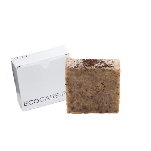 coffee body scrub Brown coffee ground handmade organic all-natural artisan soaps in paper packaging  - In Stock in Pasig City, Metro Manila - Eco Shop PH - Zero Waste Philippines