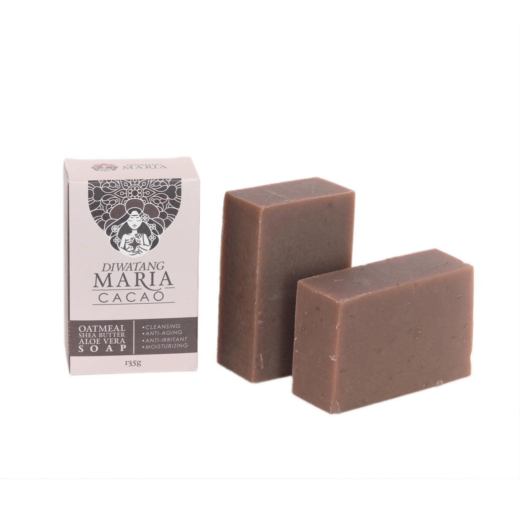 Diwatang Maria Cacao - Oatmeal, Shea Butter, Aloe Vera Soap - Eco Shop Manila - Zero Waste Philippines