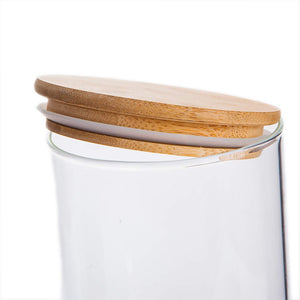 Bamboo Lid with silicone rig, air-tight storage jars for food - Eco Shop PH Zero Waste Philippines Metro Manila