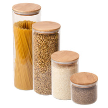 Glass Storage Jar with Bamboo Lid *Wholesale (10pcs+)*